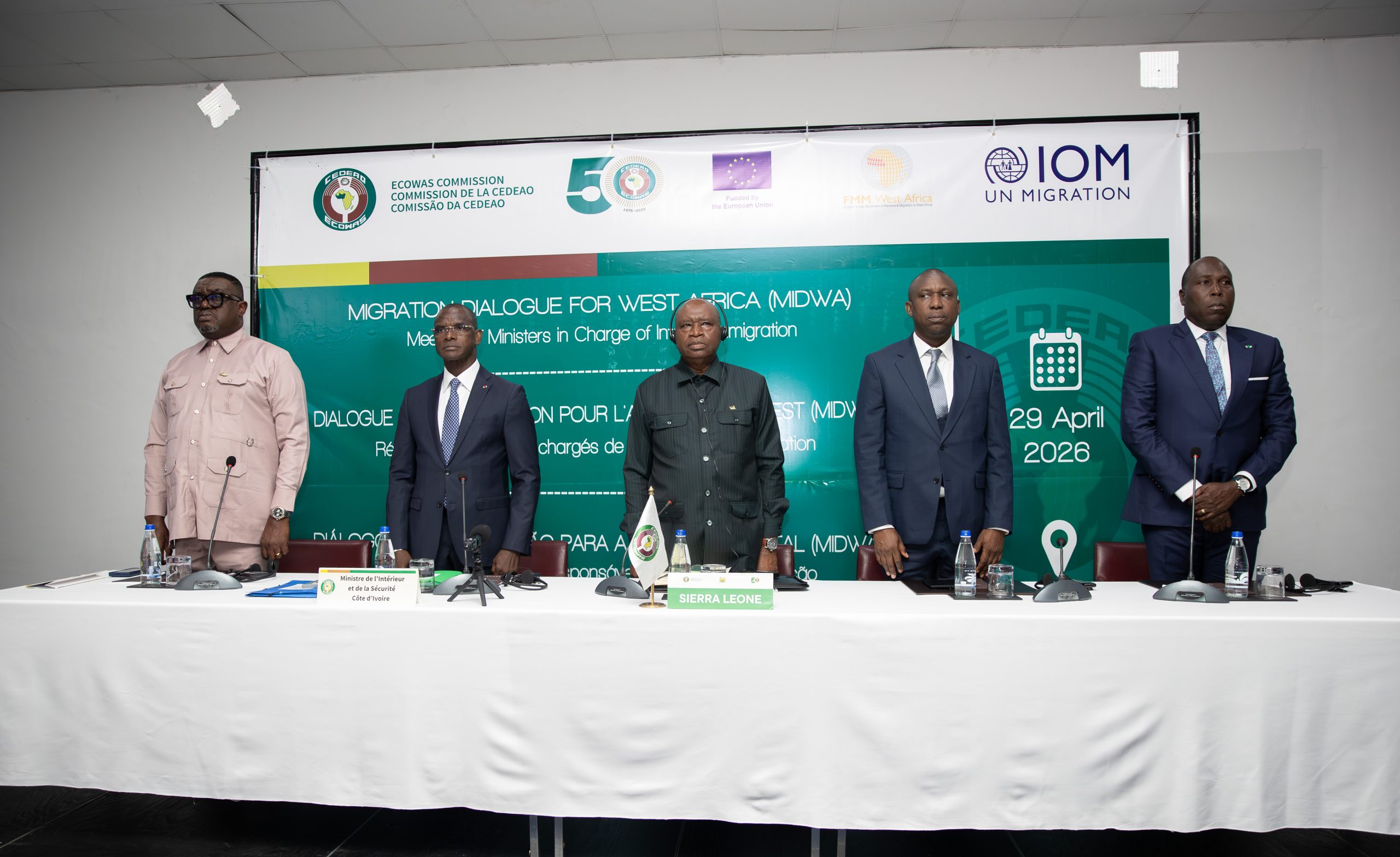 Entre libre circulation et sécurité : la CEDEAO et l’OIM se réunissent autour des défis migratoires