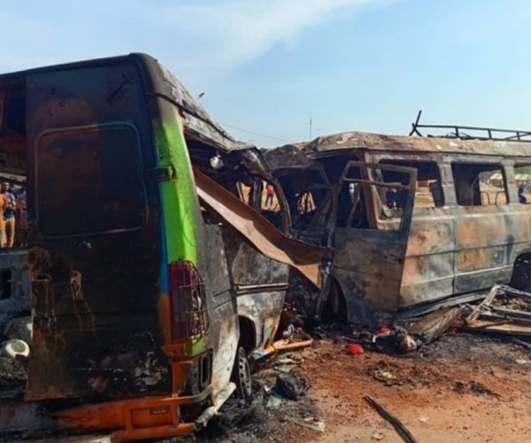 Cette collision entre deux minicars de transport de passagers a fait 55 victimes dont 22 morts le vendredi 6 décembre 2024, sur l’axe Issia-Daloa, précisément dans le village de Brokoua (image d’archives) AIP