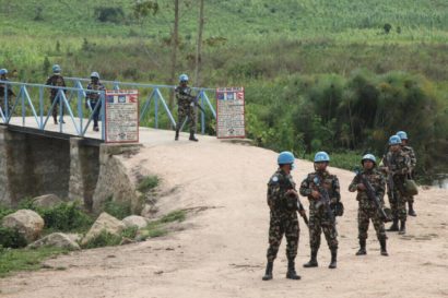 Image d'illustration. Des casques bleus de la Monusco à l'est de la RDC