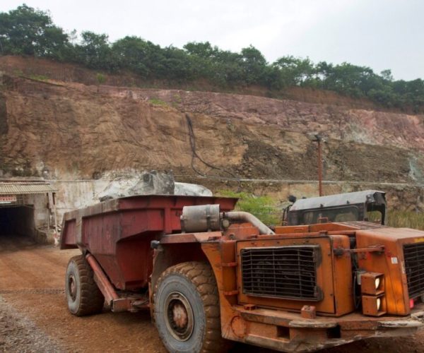 Un camion à la mine de cuivre de Chibuluma en Zambie, le 17 janvier 2015
